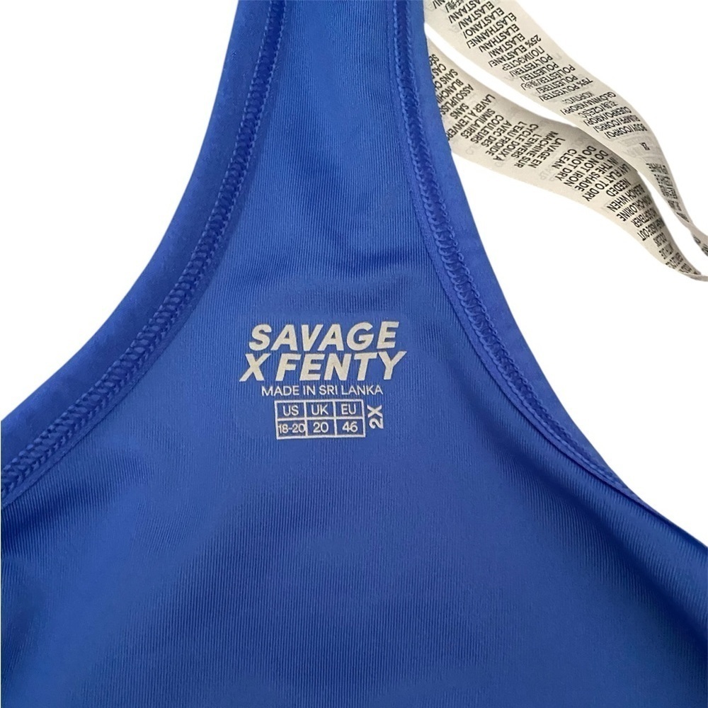 Savage X Fenty Blue Sports Bra Size 2X - Picture 4 of 5